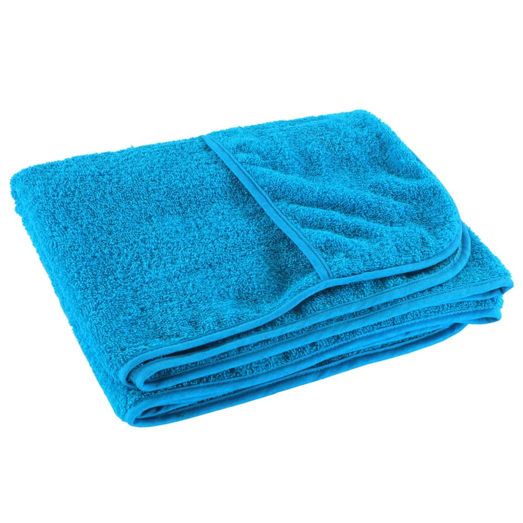 Beach Towels 6 Pcs. Turquoise 60x135 cm Fabric 400 GSM