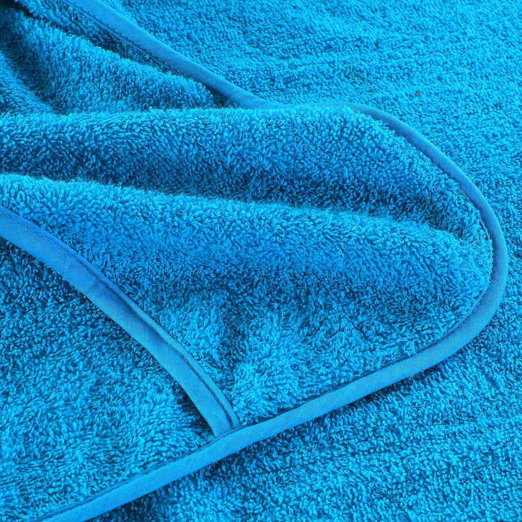 Beach Towels 6 Pcs. Turquoise 60x135 cm Fabric 400 GSM