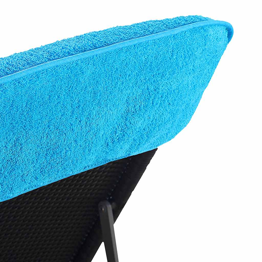 Beach Towels 6 Pcs. Turquoise 60x135 cm Fabric 400 GSM