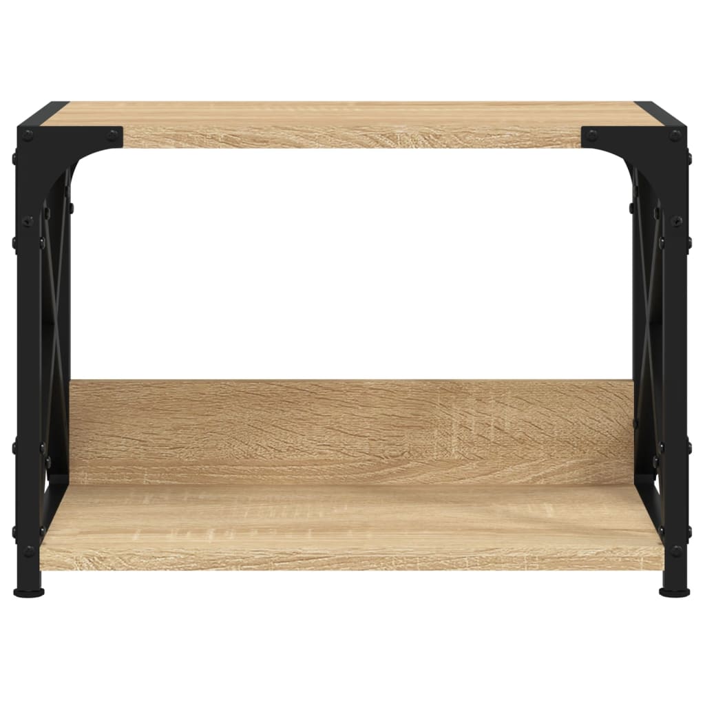 Support d'imprimante 2 étagères chêne Sonoma 44x26x31,5 cm