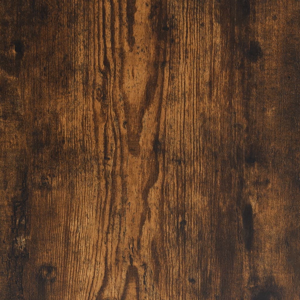 Meuble imprimante 2 étagères chêne fumé 44x26x31,5 cm