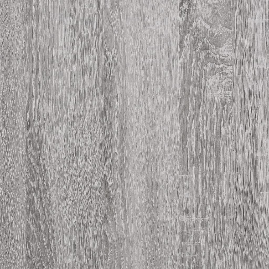 Meuble d'imprimante 2 étagères Gris Sonoma 44x26x31,5cm Bois d'ingénierie