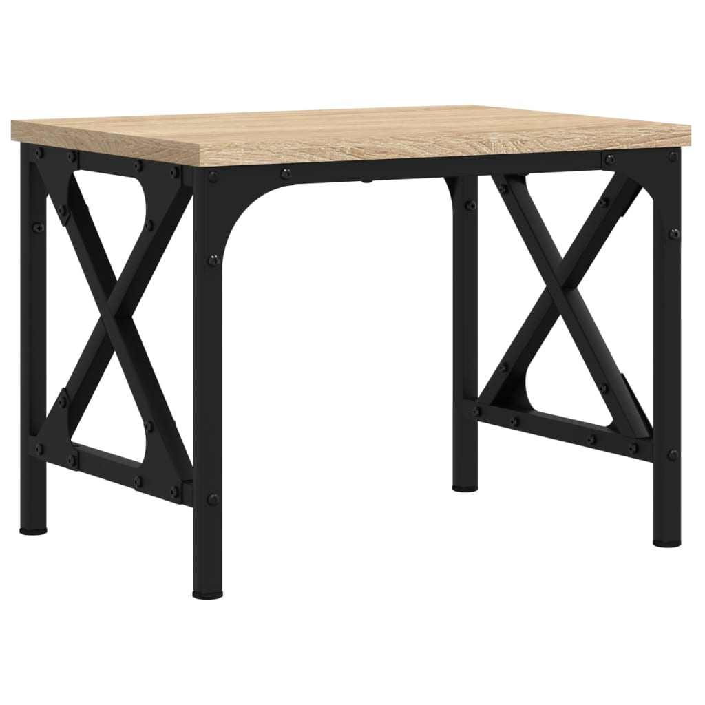 Meuble imprimante chêne Sonoma 40x30x31 cm Panneau de particules