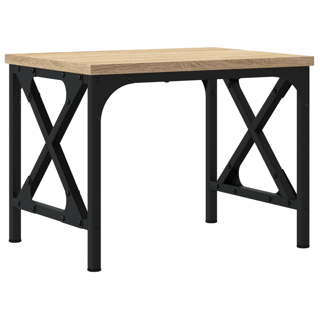 Meuble imprimante chêne Sonoma 40x30x31 cm Panneau de particules