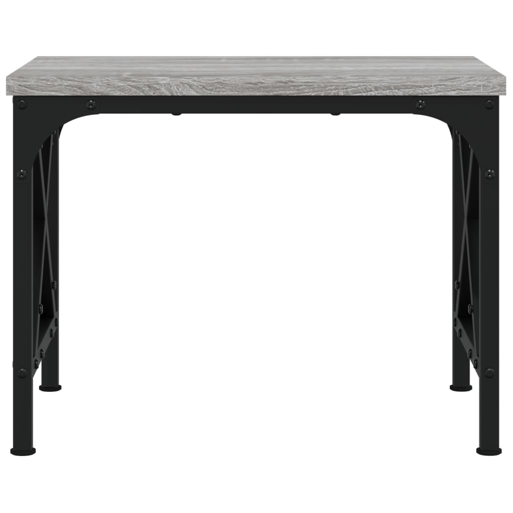 Support d'imprimante gris Sonoma 40x30x31 cm Bois d'ingénierie