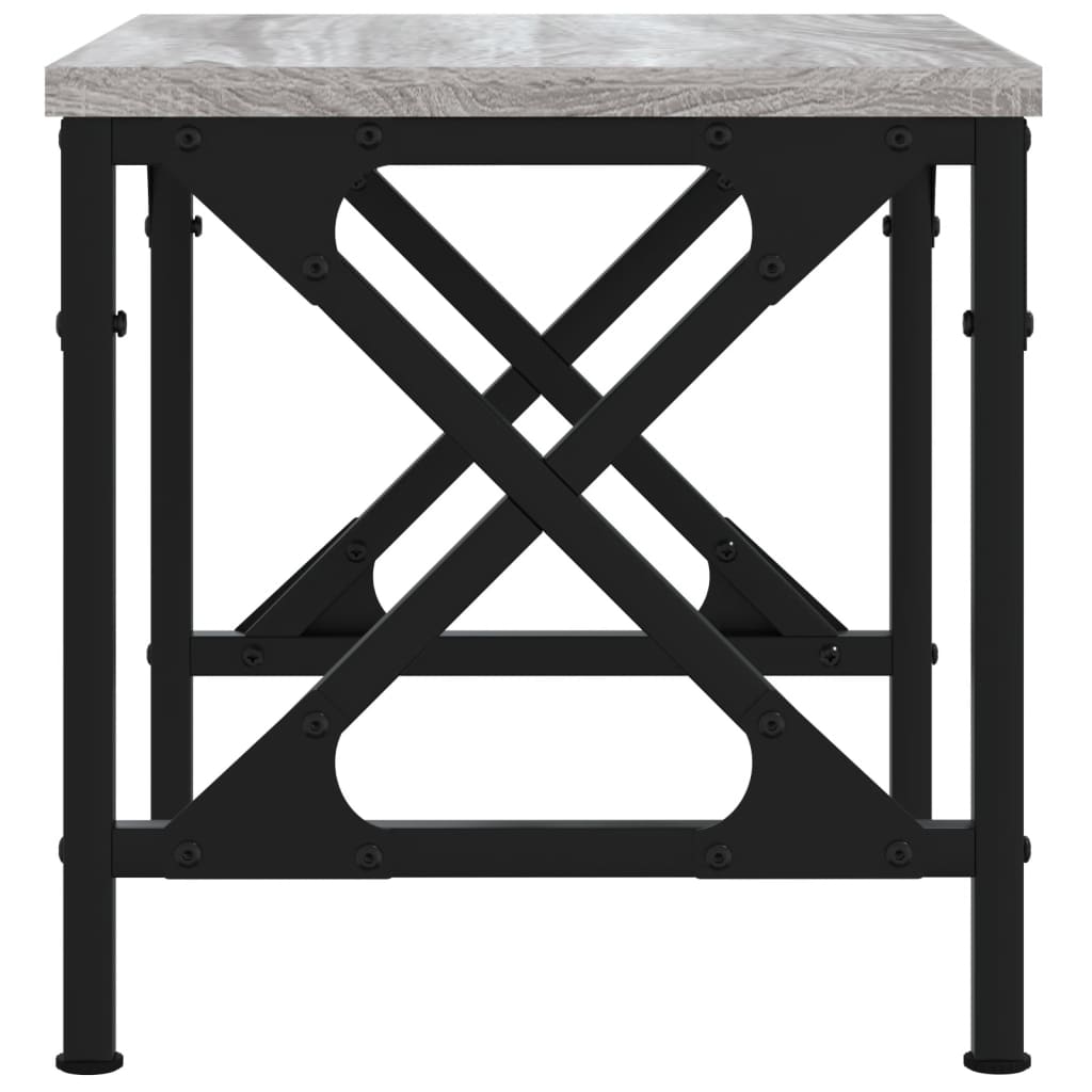 Support d'imprimante gris Sonoma 40x30x31 cm Bois d'ingénierie