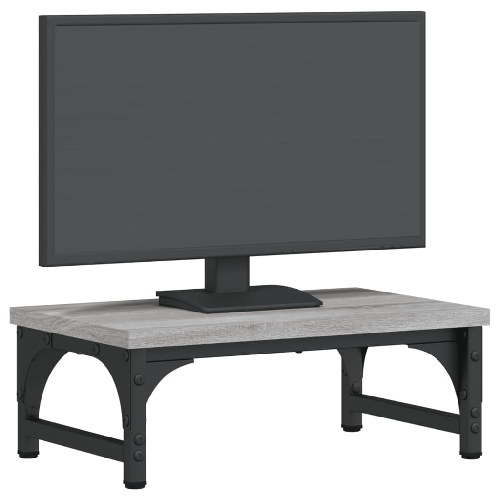 Monitor Stand Gray Sonoma 37x23x14 cm Engineered Wood