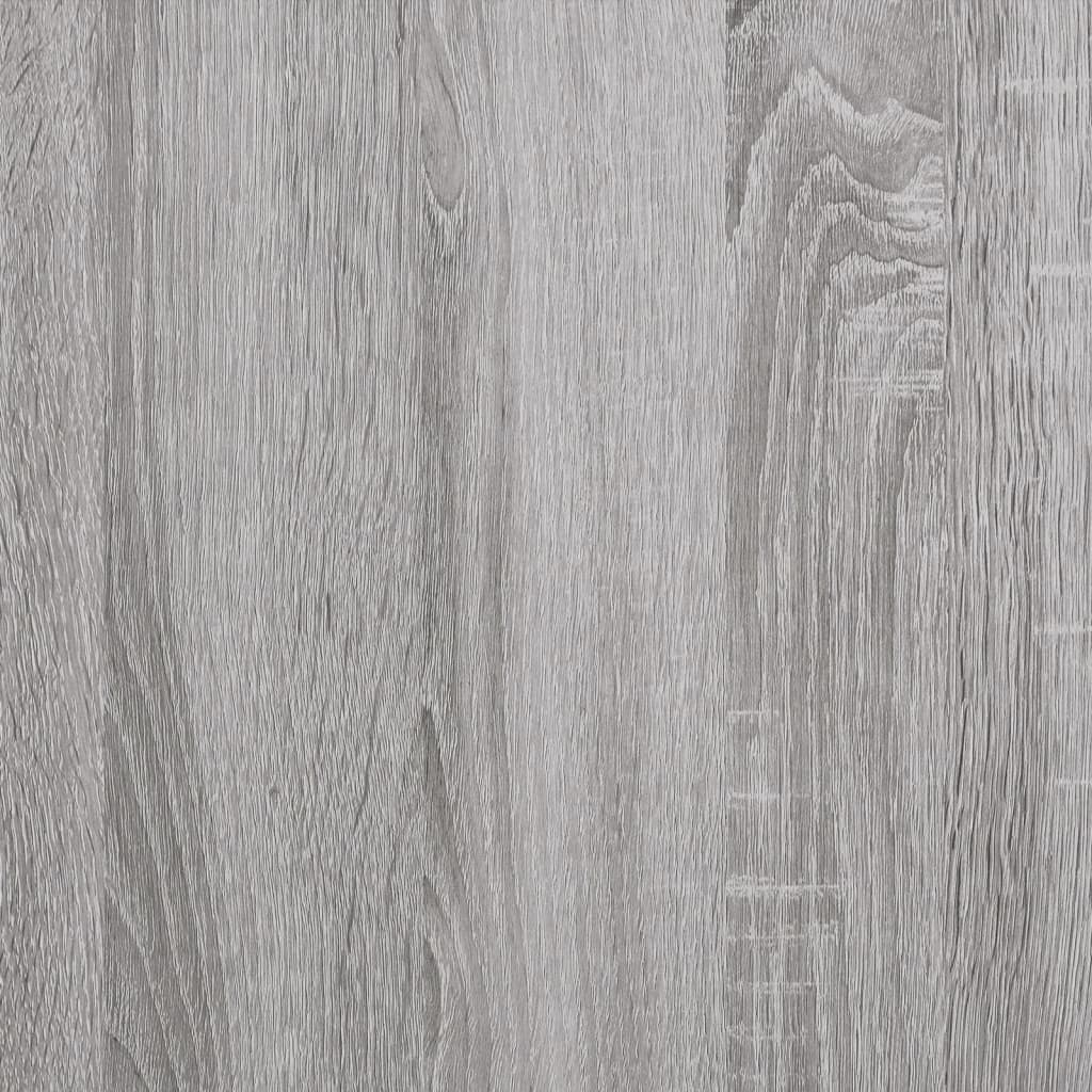 Support d'écran gris Sonoma 85x23x15,5 cm en bois d'ingénierie