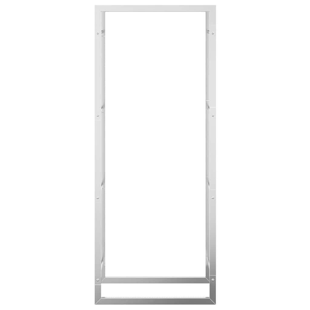 Brennholzregal 50x28x132 cm Edelstahl