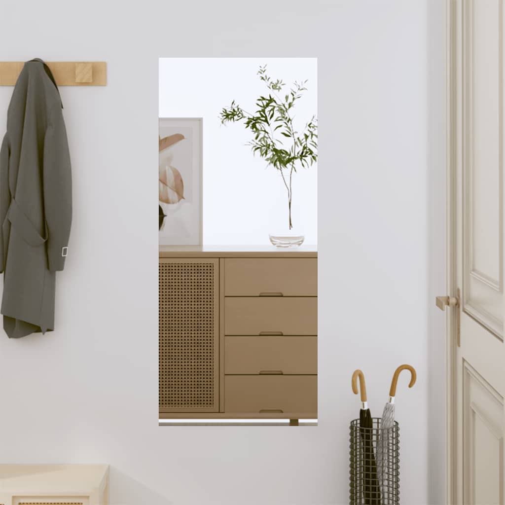Wall Mirror 40x80 cm Glass Rectangular