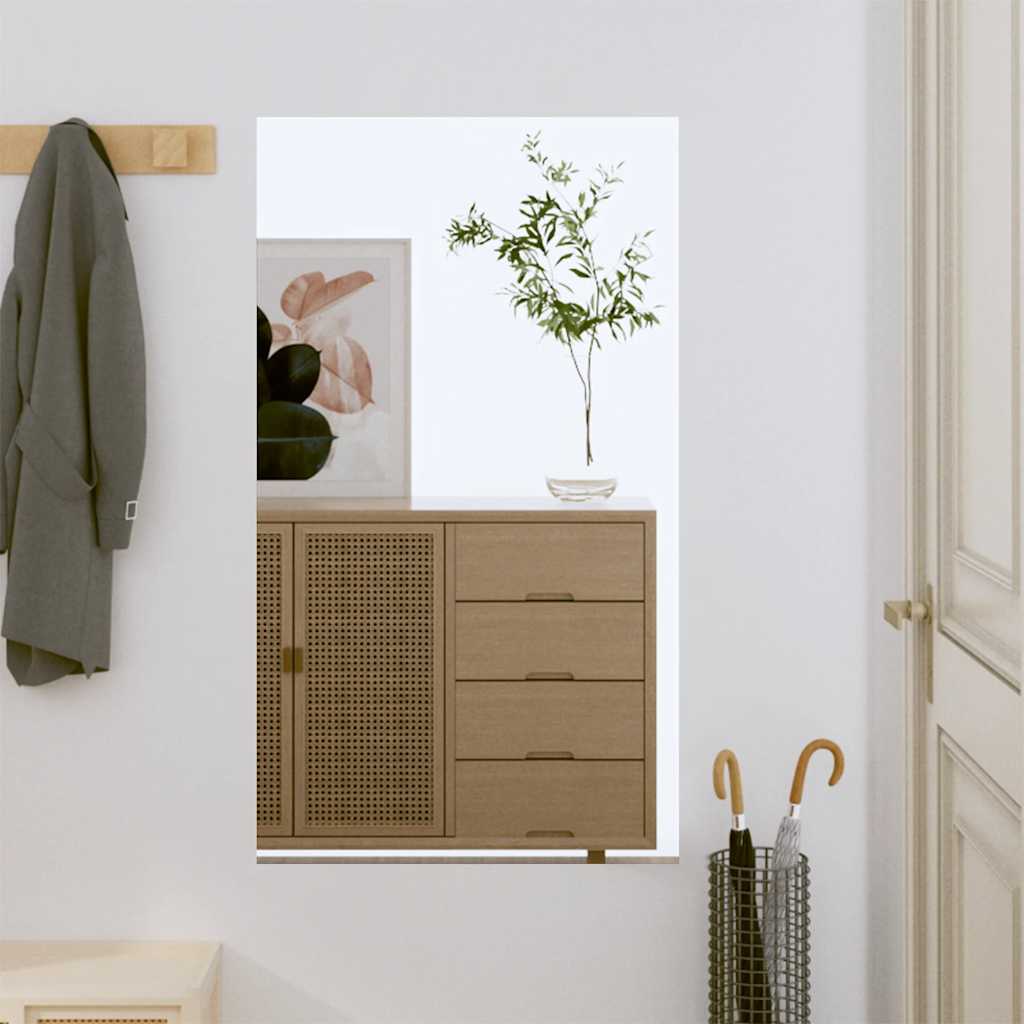Wall Mirror 50x80 cm Glass Rectangular