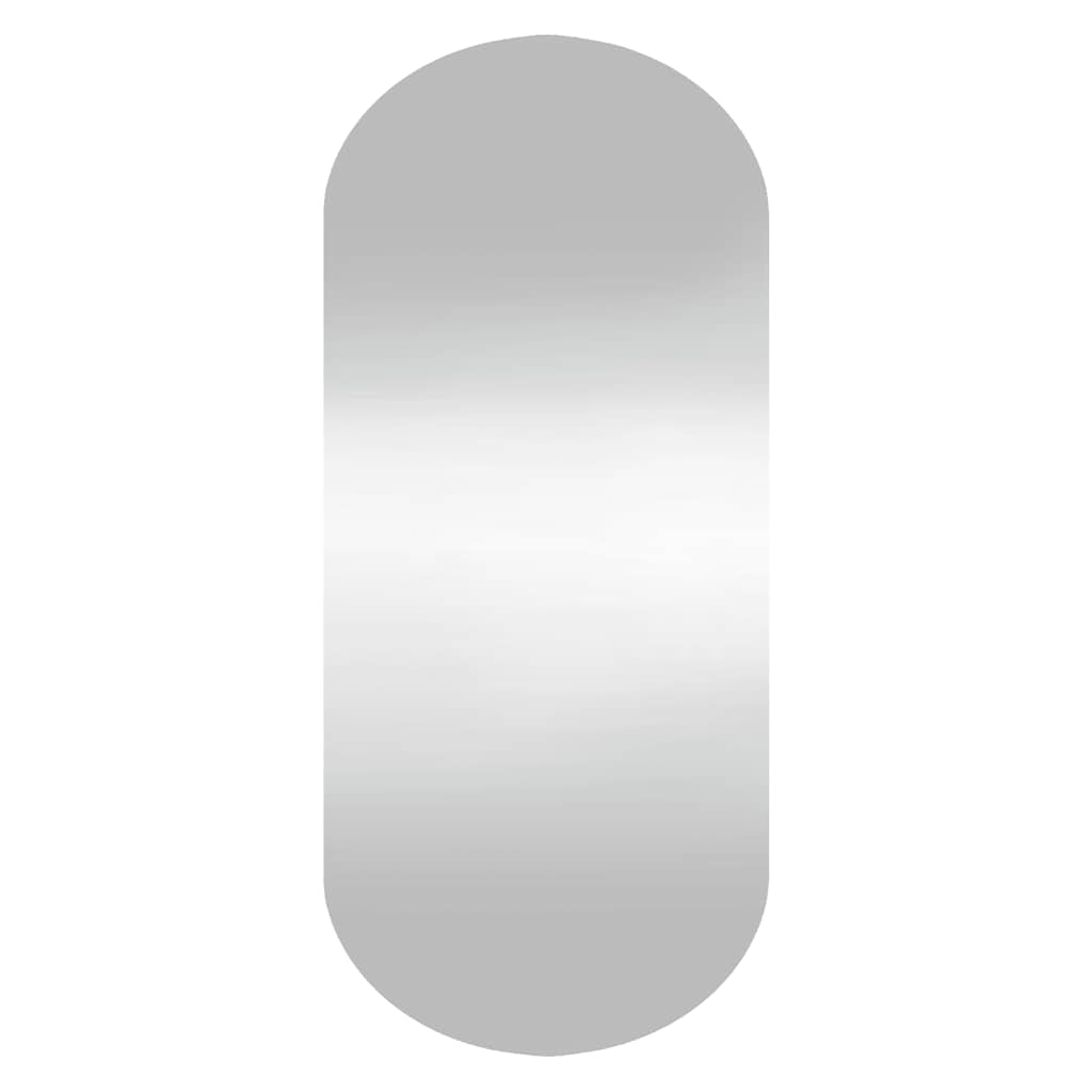 Wandspiegel 35x80 cm Glas Oval