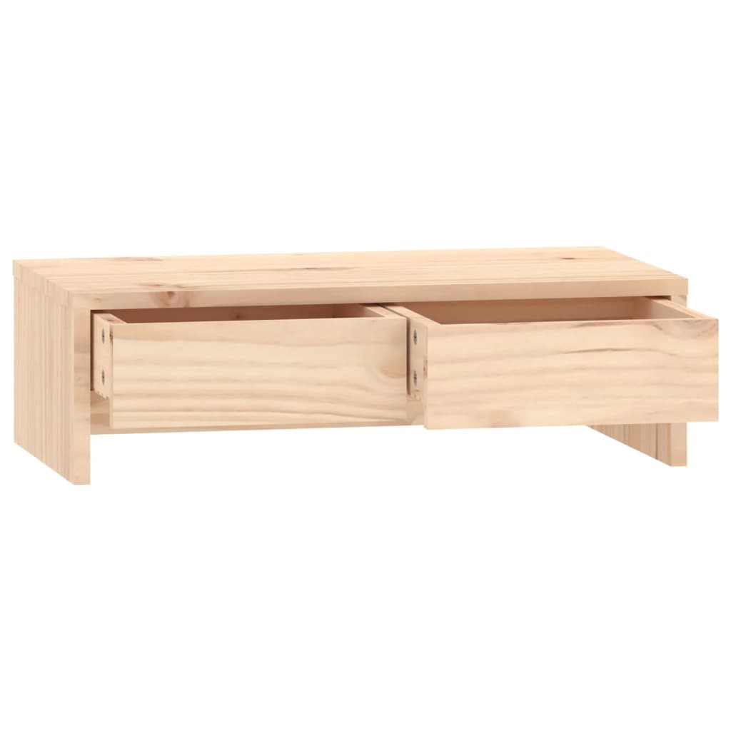 Support d'écran 50x27x15 cm Bois massif pin