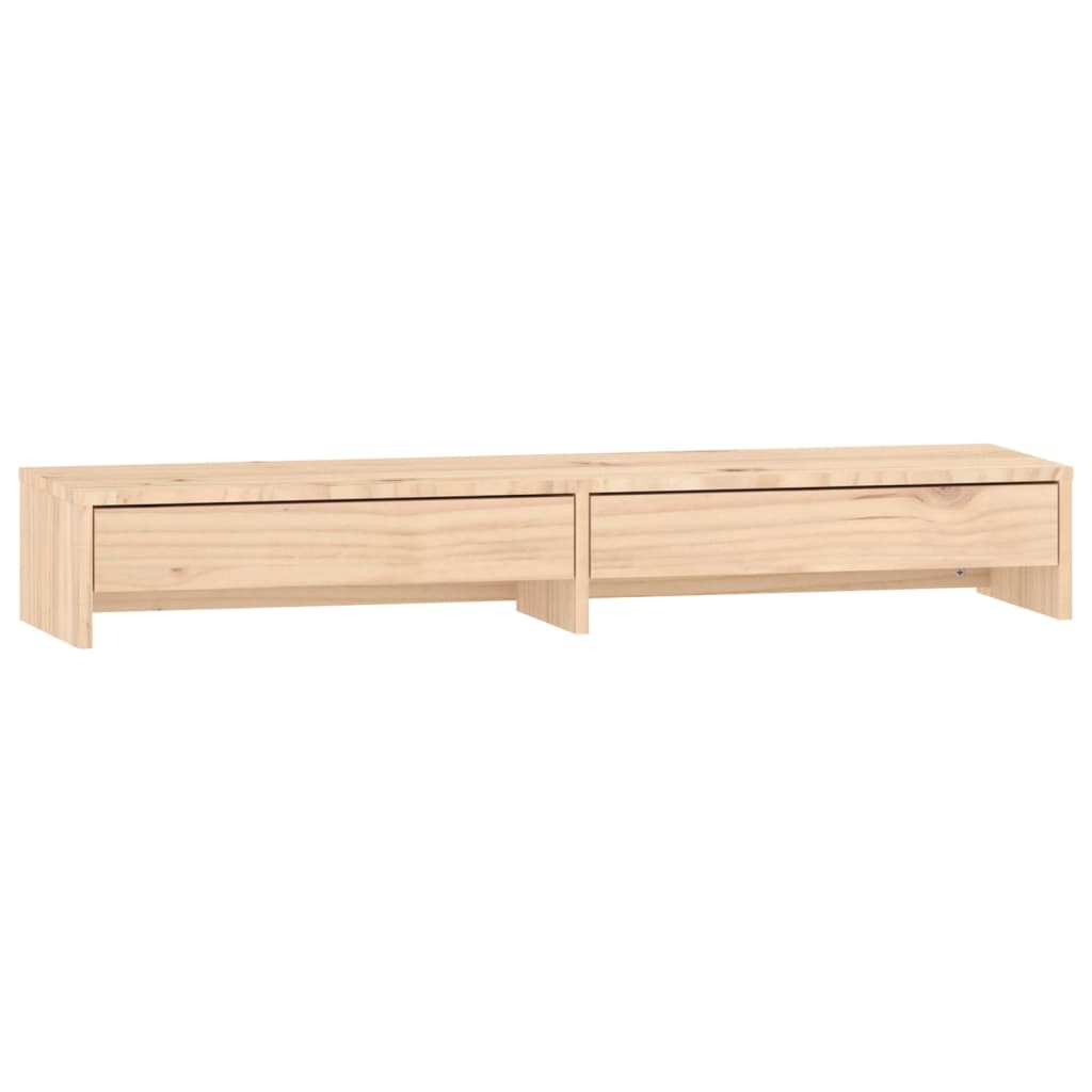 Support d'écran 100x27x15 cm en pin massif