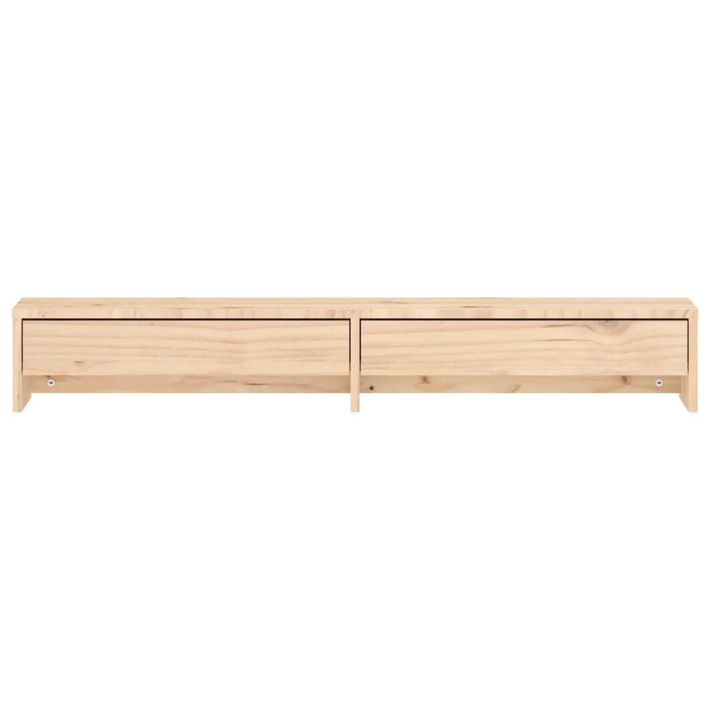 Support d'écran 100x27x15 cm en pin massif