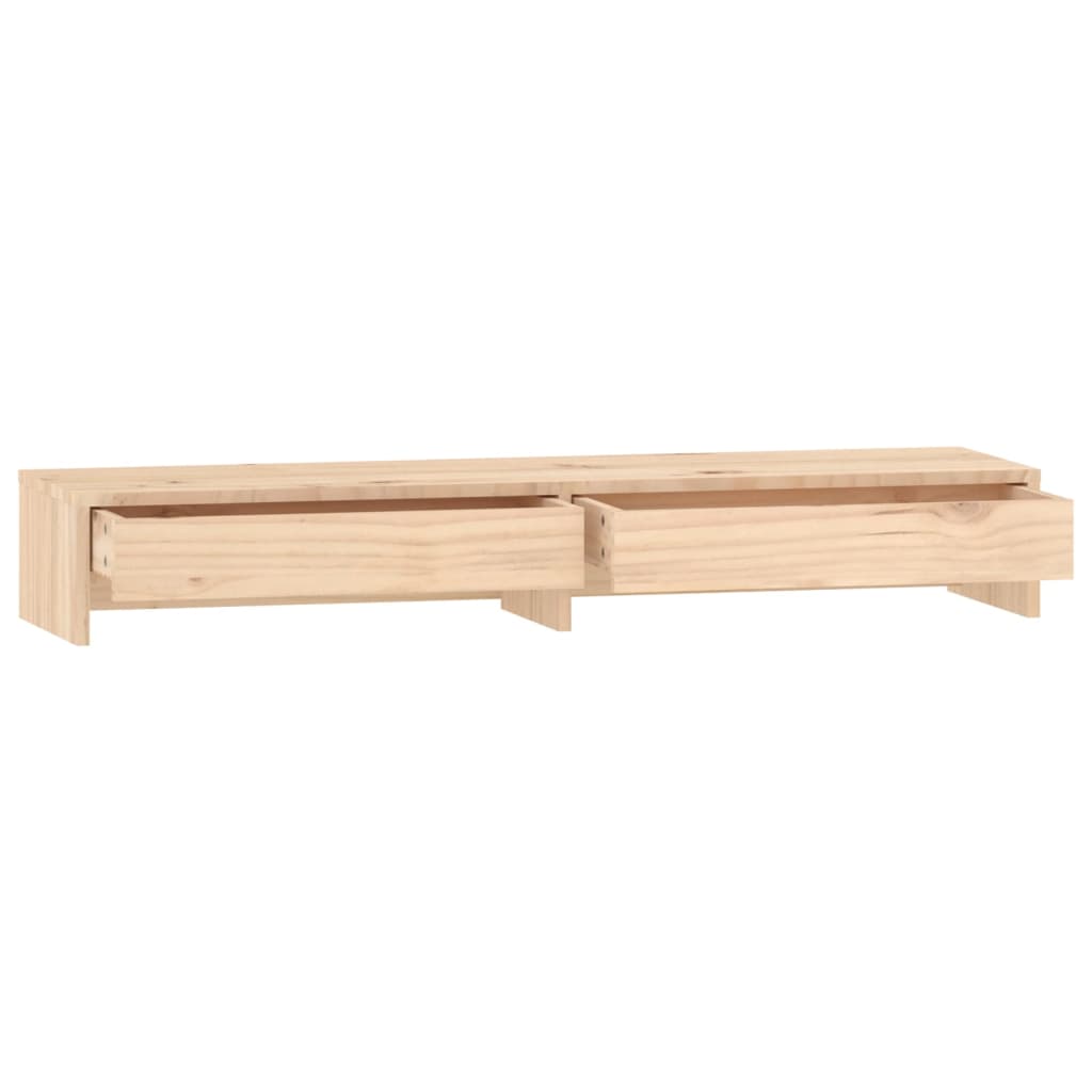Support d'écran 100x27x15 cm en pin massif