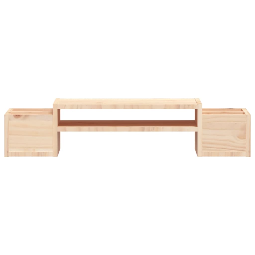 Support d'écran 70x27,5x15 cm en pin massif