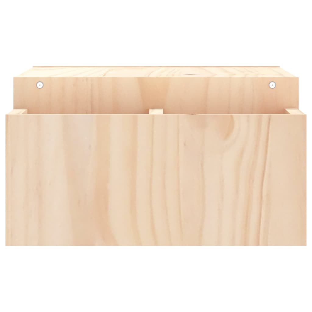 Support d'écran 70x27,5x15 cm en pin massif
