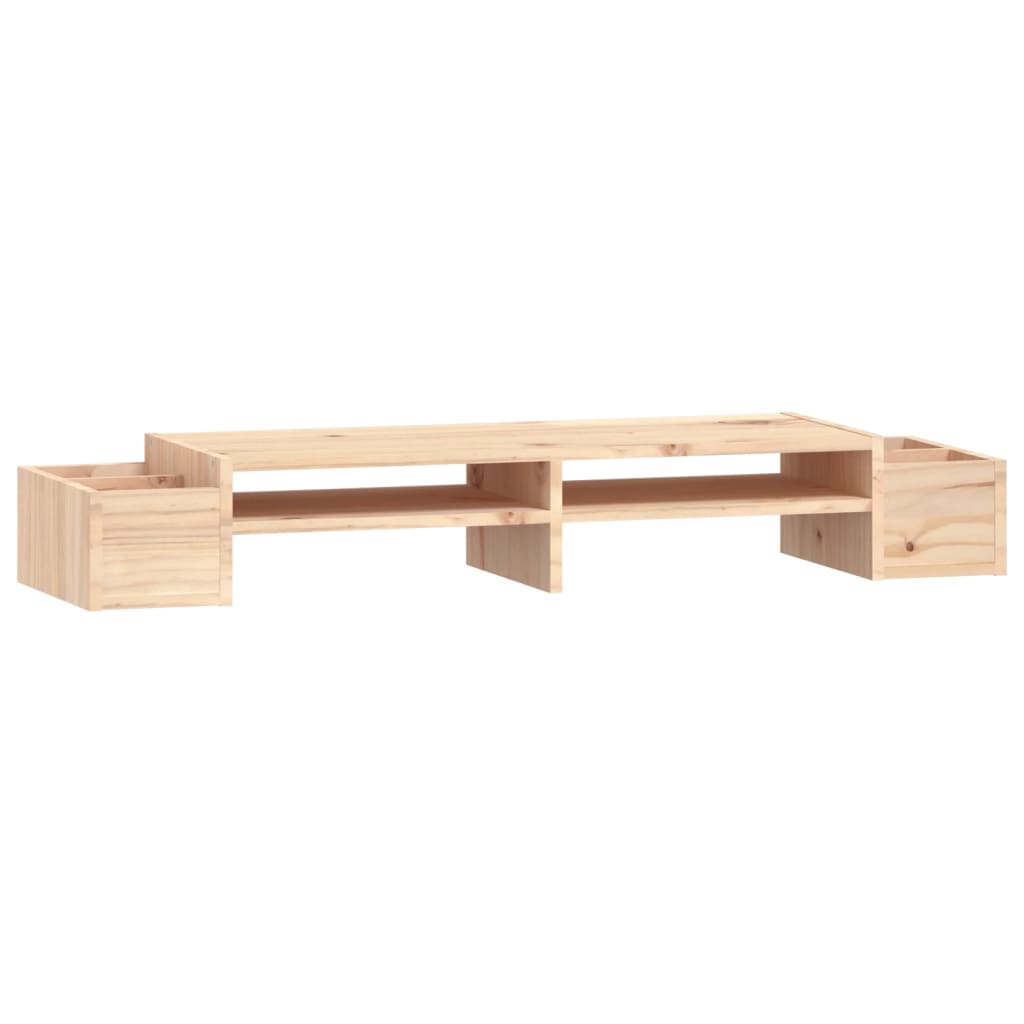 Support écran 100x27,5x15 cm Bois massif pin
