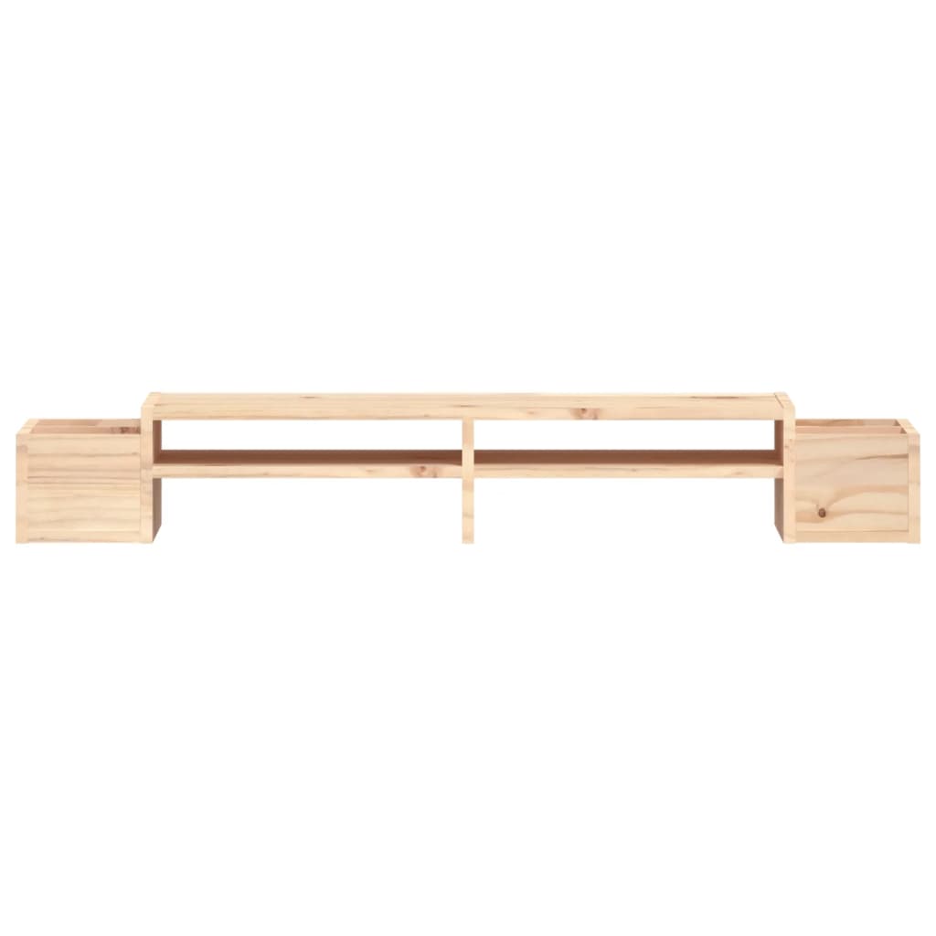 Support écran 100x27,5x15 cm Bois massif pin