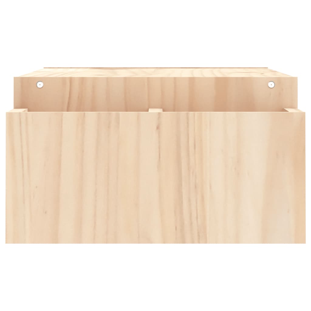 Support écran 100x27,5x15 cm Bois massif pin