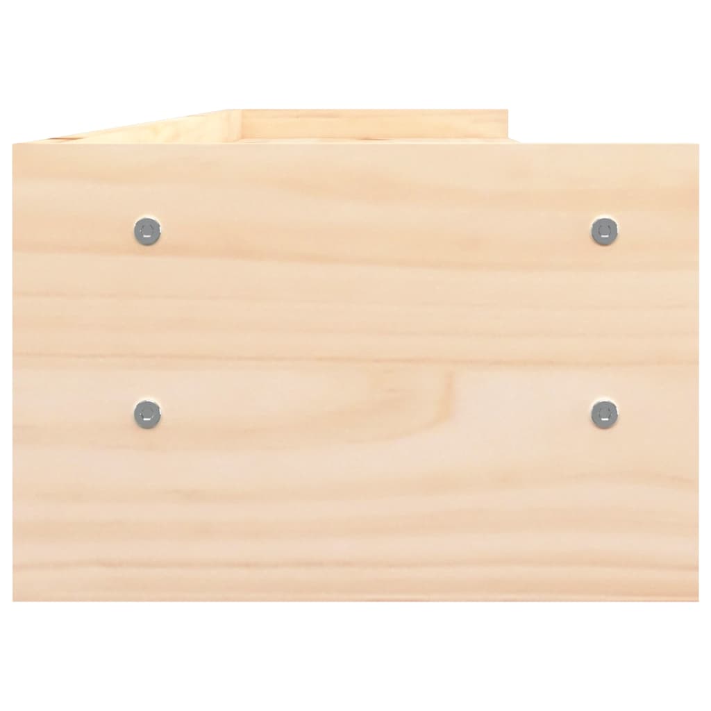 Monitor Stand 100x24x16 cm Solid Pine