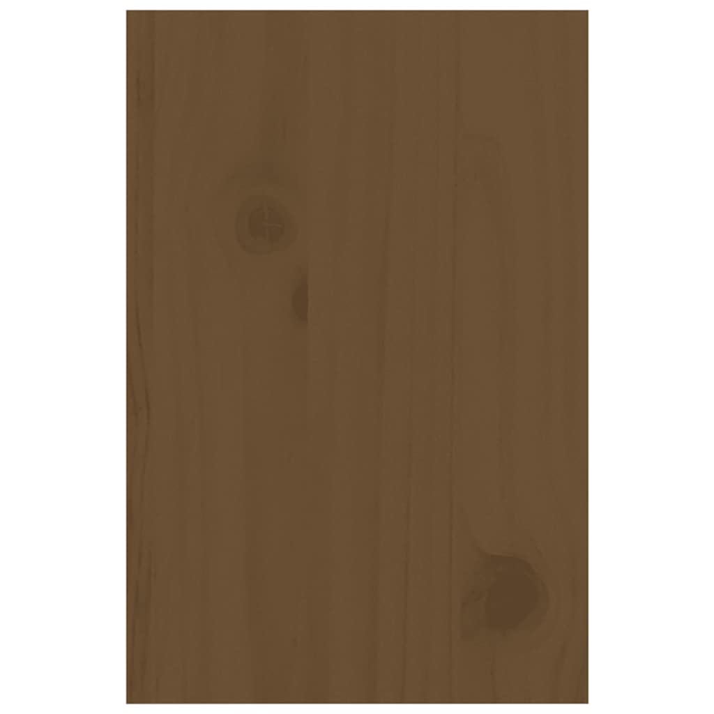 Support d'écran Marron Miel 81x20x30 cm Pin Massif