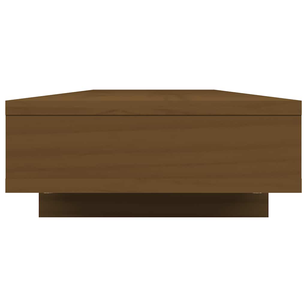 Support d'écran Marron Miel 100x27x14 cm Pin Massif