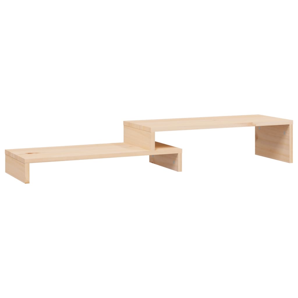 Support pour moniteur (52-101)x22x14 cm, pin massif