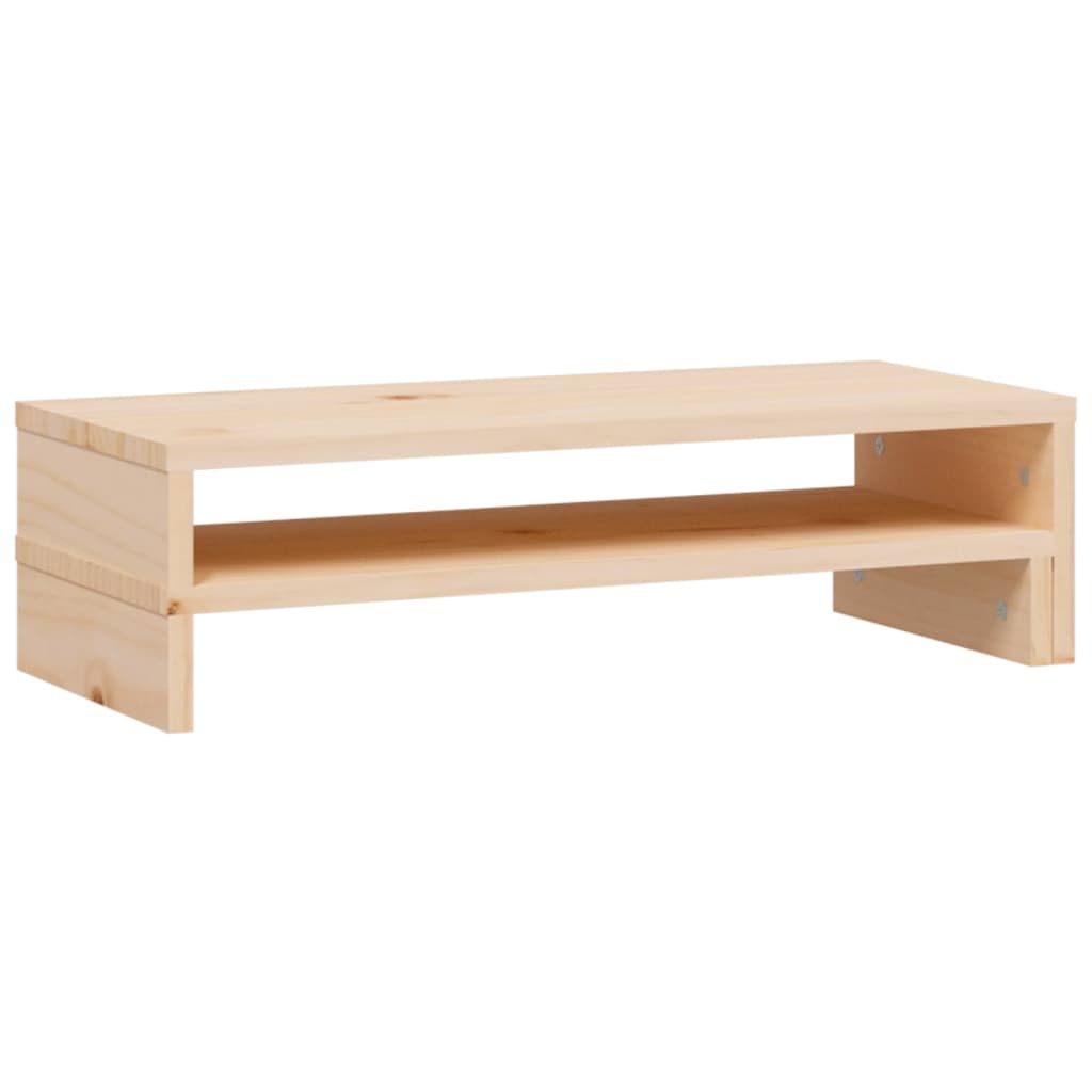 Support pour moniteur (52-101)x22x14 cm, pin massif