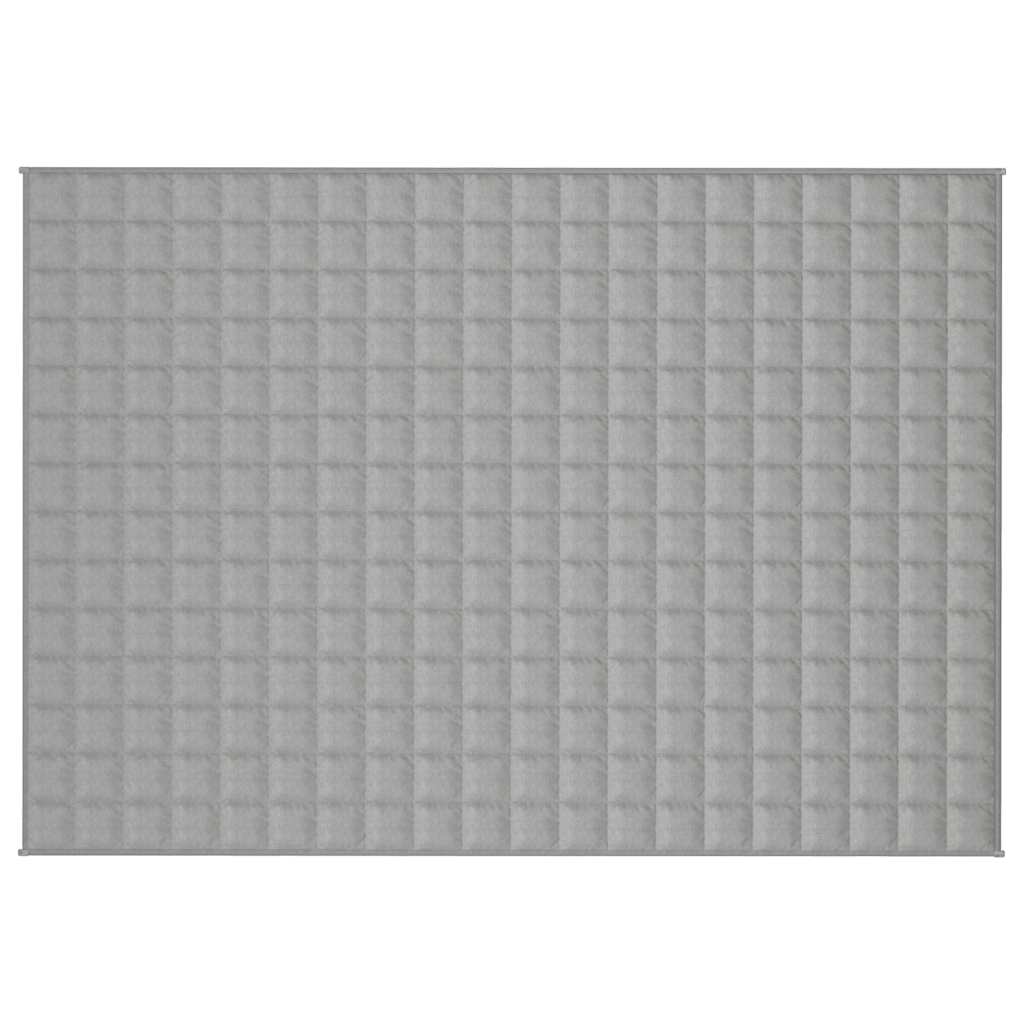 Couverture lestée grise 138x200 cm 6 kg Tissu