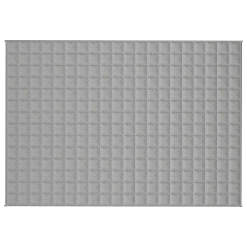 Couverture lestée grise 138x200 cm 10 kg Tissu