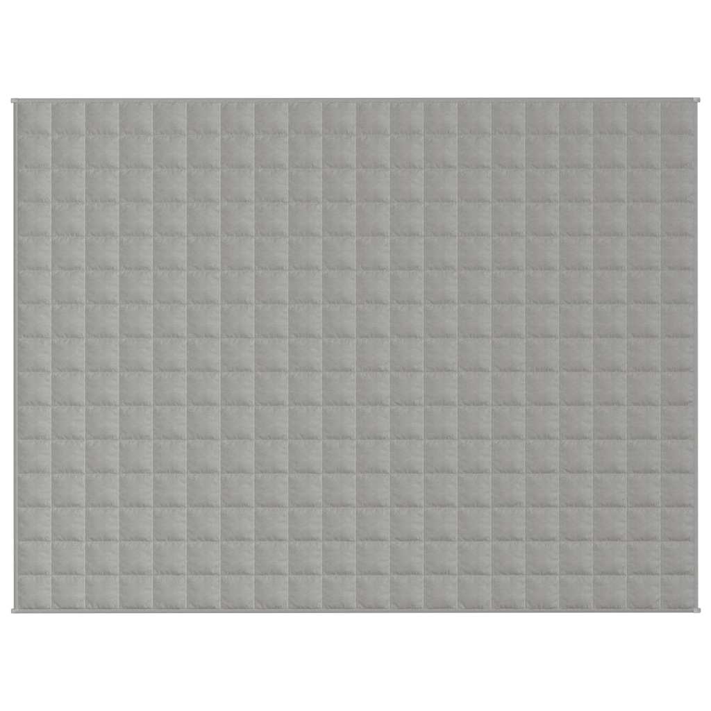 Couverture lestée grise 150x200 cm 7 kg Tissu