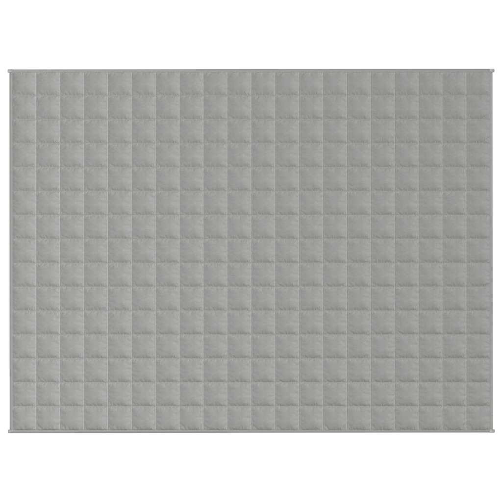 Couverture lestée grise 150x200 cm 11 kg Tissu