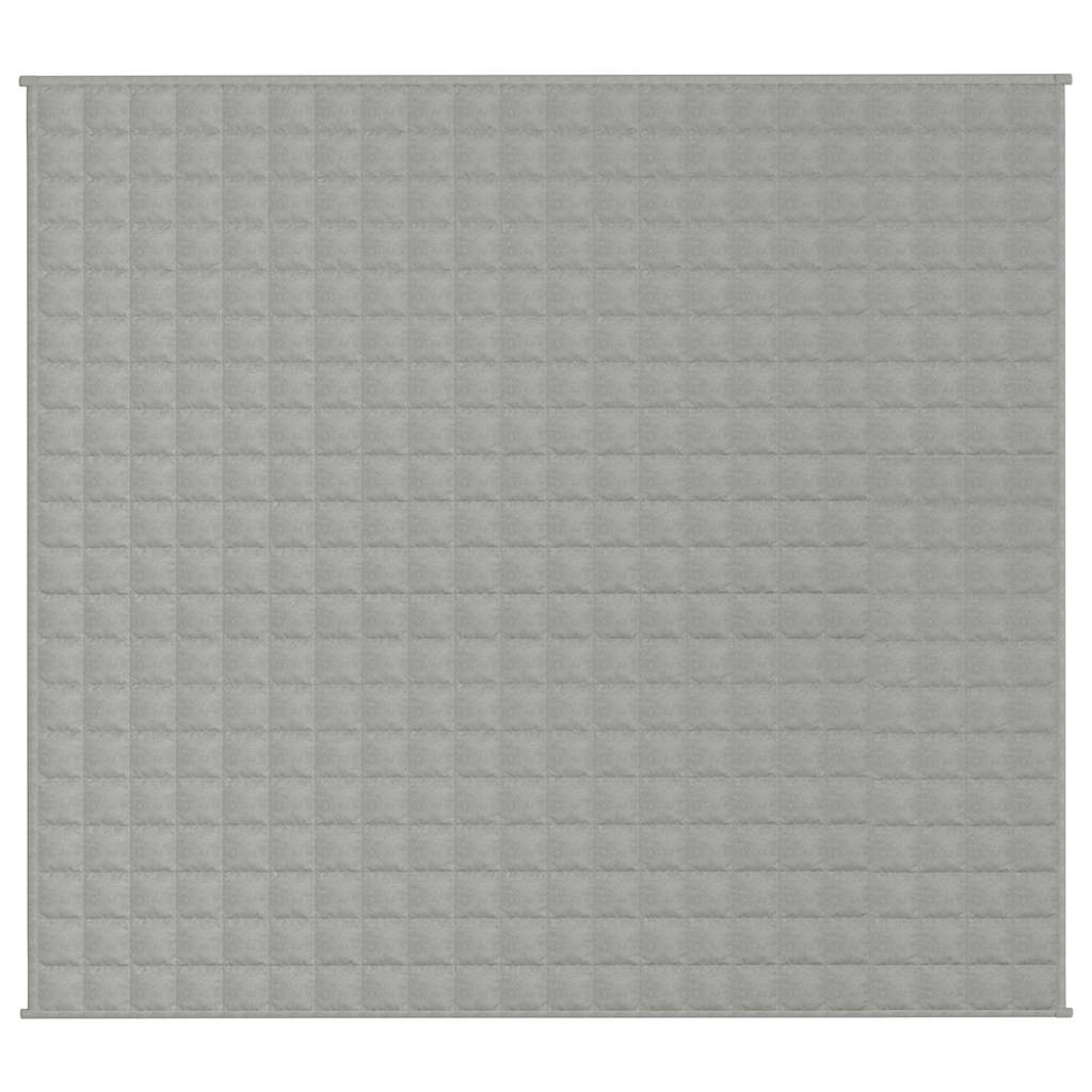 Couverture lestée grise 200x225 cm 9 kg Tissu