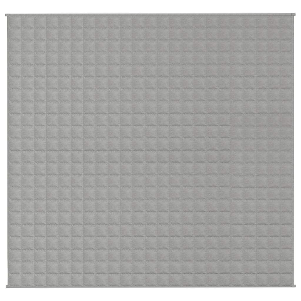 Couverture lestée grise 220x235 cm 11 kg Tissu