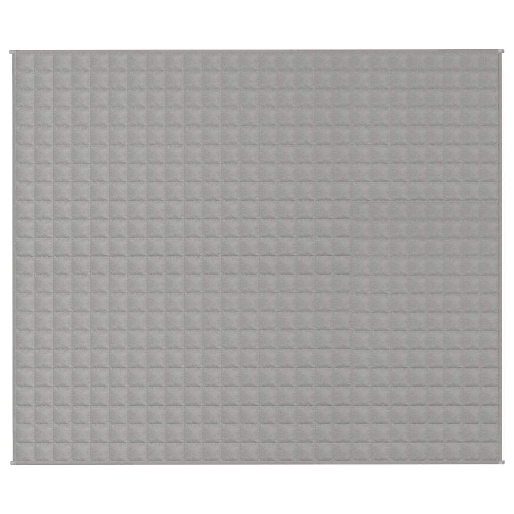 Couverture lestée grise 220x260 cm 15 kg tissu