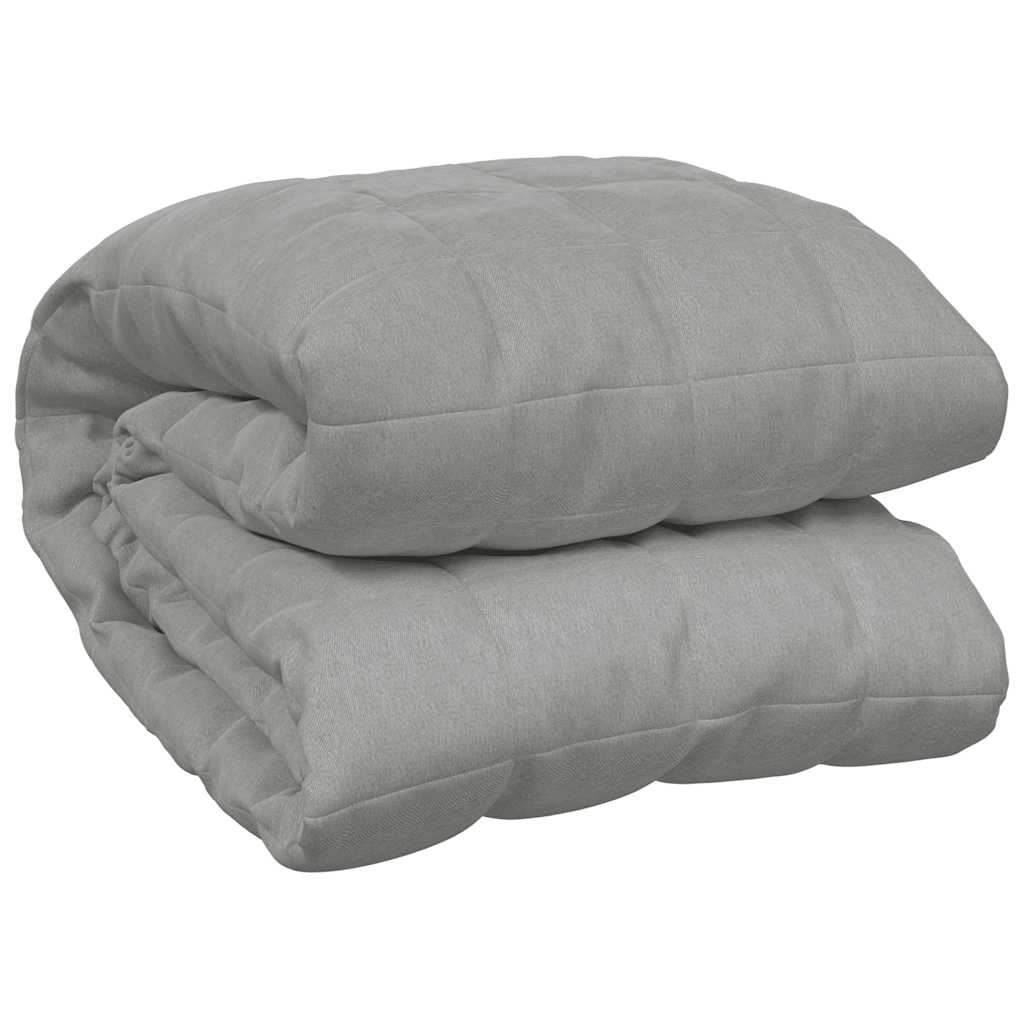 Couverture lestée Grise 235x290 cm 15 kg Tissu