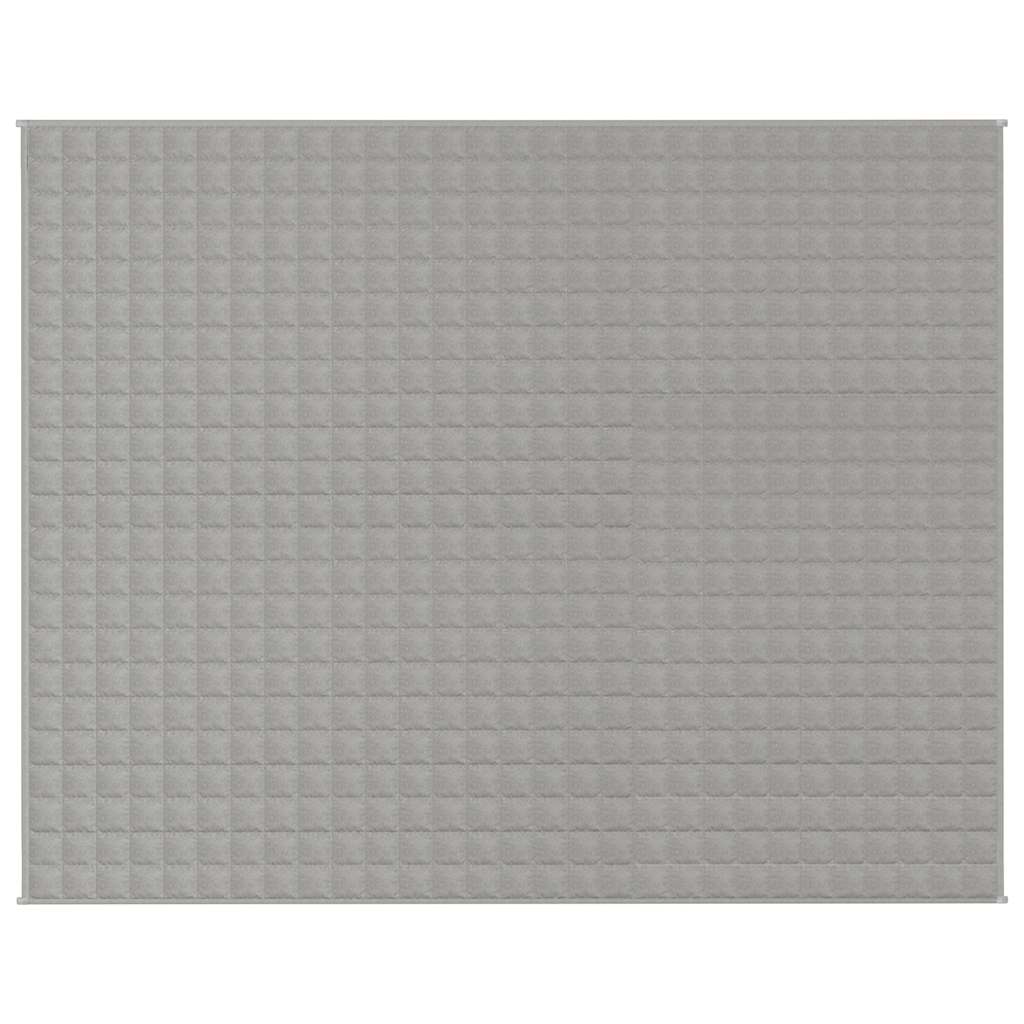 Couverture lestée Grise 235x290 cm 15 kg Tissu