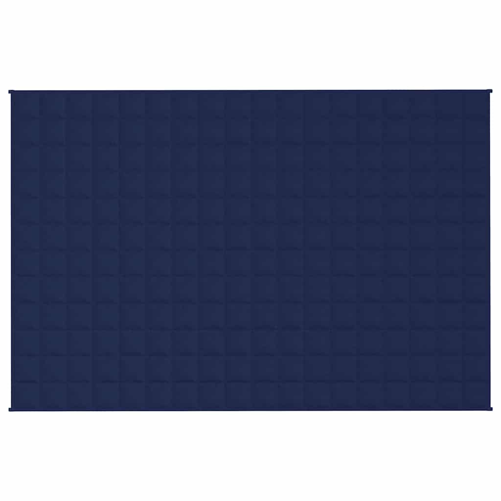 Couverture lestée bleue 120x180 cm 9 kg Tissu