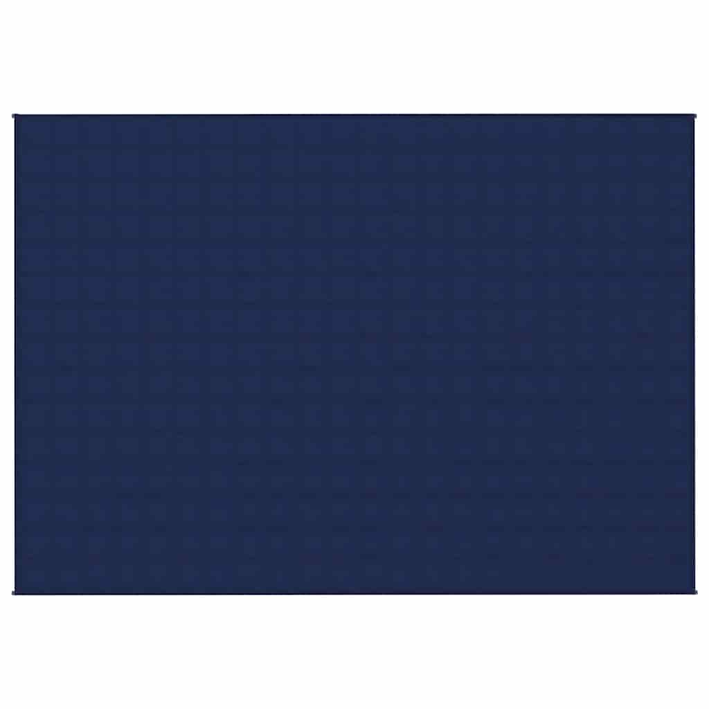 Couverture lestée bleue 155x220 cm 11 kg Tissu