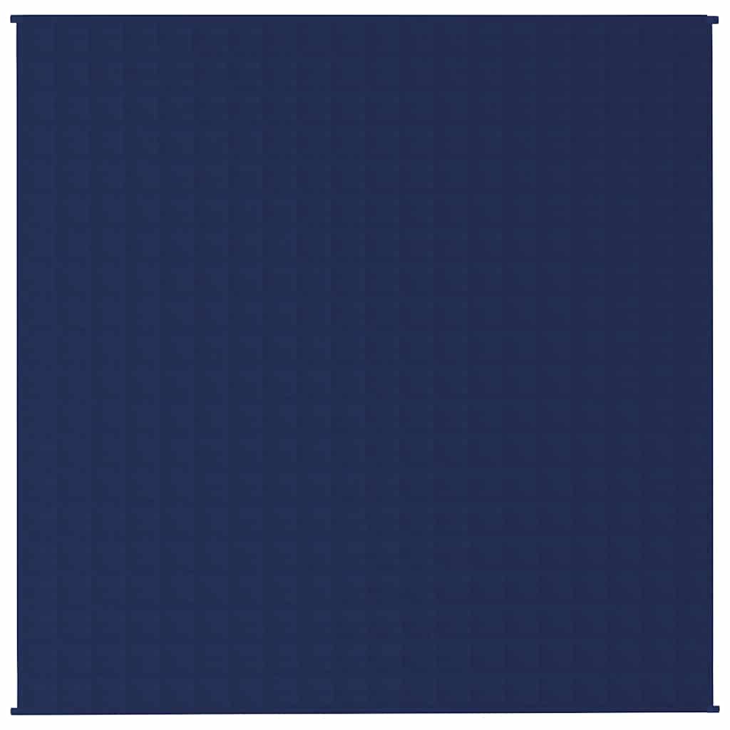 Gewichtsdecke Blau 200x200 cm 13 kg Stoff