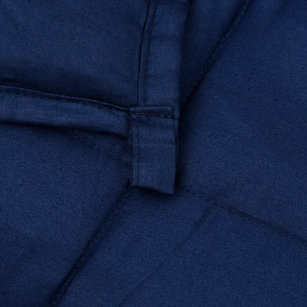 Weighted Blanket Blue 220x235 cm 11 kg Fabric