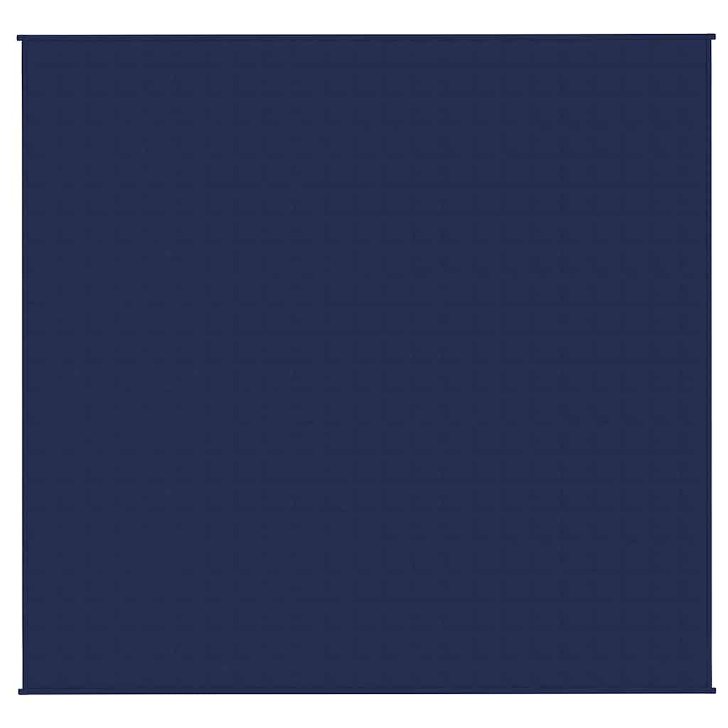 Couverture lestée bleue 220x235 cm 15 kg Tissu