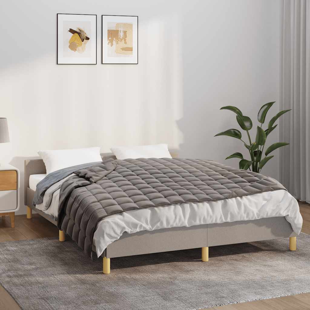 Weighted Blanket Grey 138x200 cm 10 kg Fabric
