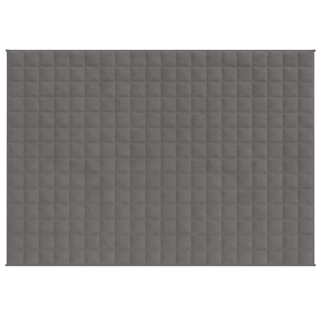 Couverture lestée grise 150x200 cm 7 kg Tissu