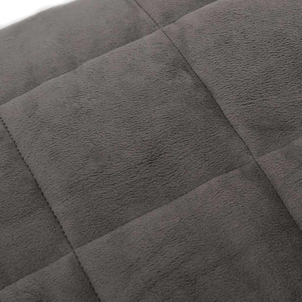 Couverture lestée grise 150x200 cm 11 kg Tissu