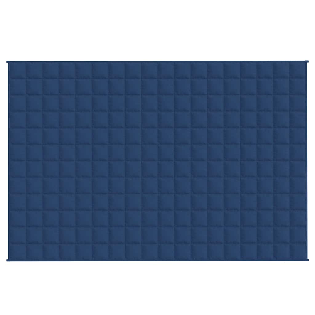 Couverture lestée bleue 120x180 cm 5 kg Tissu