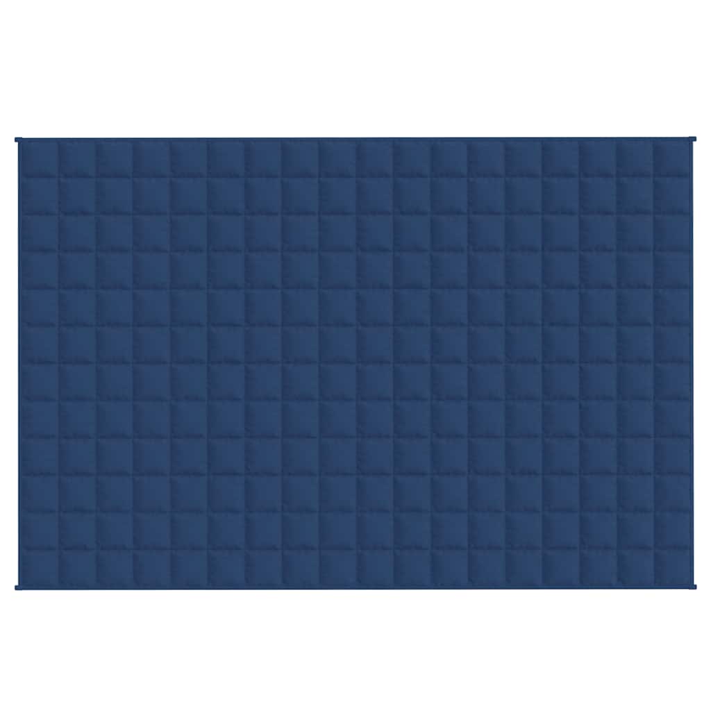 Couverture lestée bleue 120x180 cm 9 kg Tissu