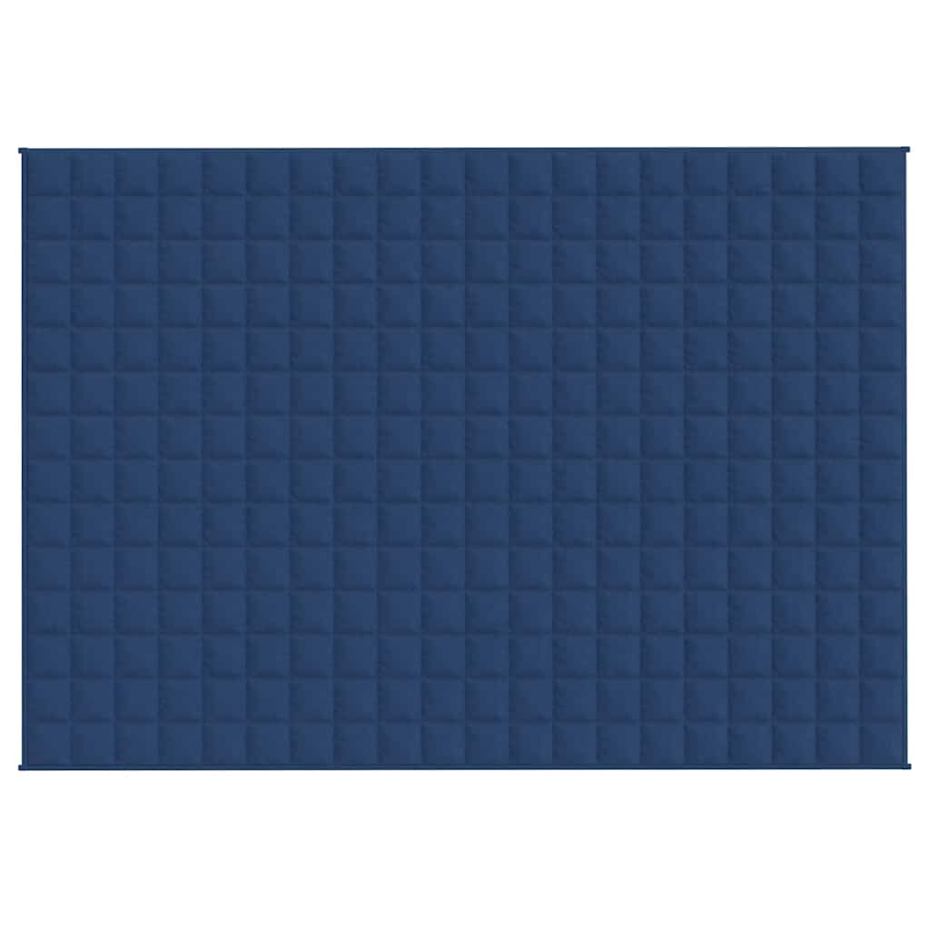 Weighted Blanket Blue 138x200 cm 10 kg Fabric